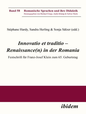 cover image of Innovatio et traditio – Renaissance(n) in der Romania